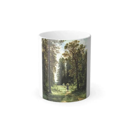 Ivan Shishkin (1832-1898) Path in a Forest - Color Changing Mug 11oz 11oz - Go Mug Yourself