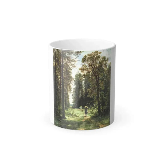 Ivan Shishkin (1832-1898) Path in a Forest - Color Changing Mug 11oz 11oz - Go Mug Yourself