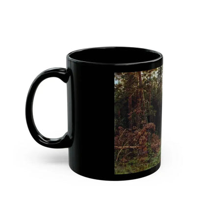 Ivan Shishkin (1832-1898) Pine forest - 1885 - Black Coffee Mug - Go Mug Yourself