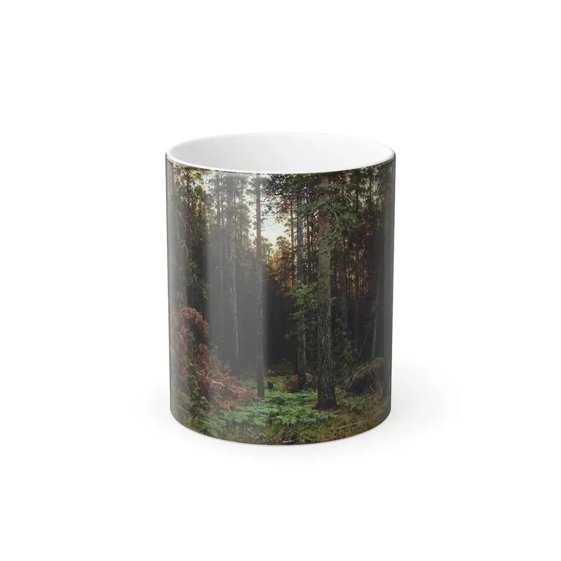 Ivan Shishkin (1832-1898) Pine forest - 1885 - Color Changing Mug 11oz 11oz - Go Mug Yourself