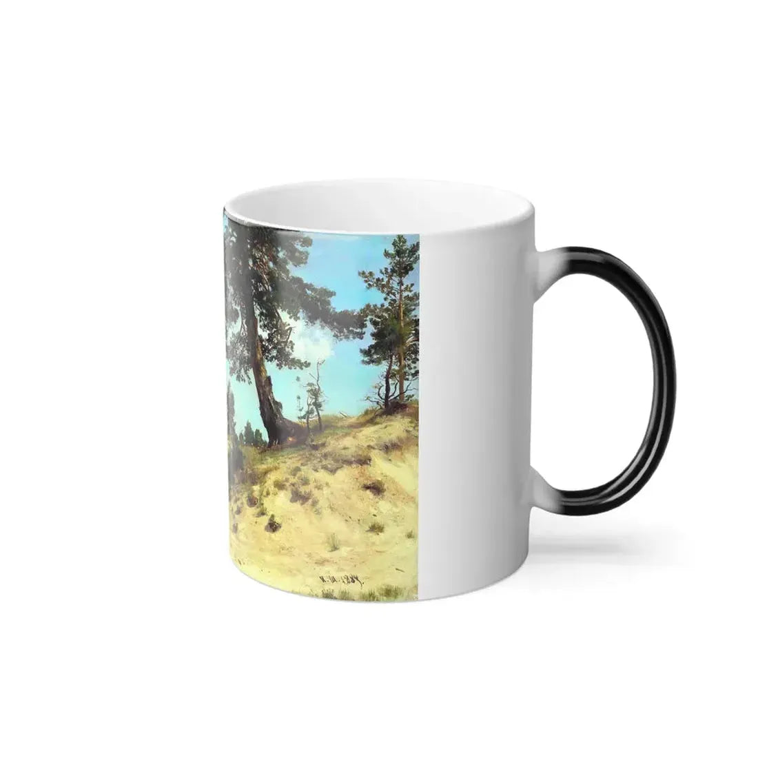 Ivan Shishkin (1832-1898) Pine on Sand - 1884 - Color Changing Mug 11oz - Go Mug Yourself
