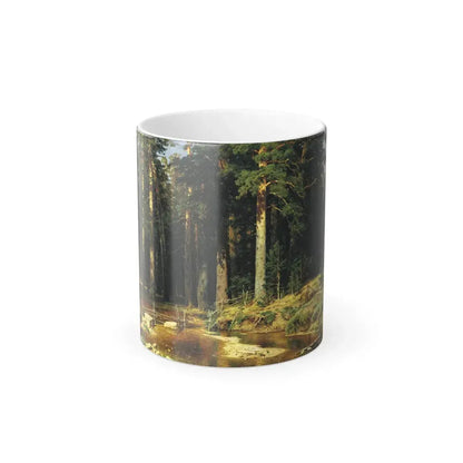 Ivan Shishkin (1832-1898) Ship Mast tree Grove - 1898 - Color Changing Mug 11oz 11oz - Go Mug Yourself