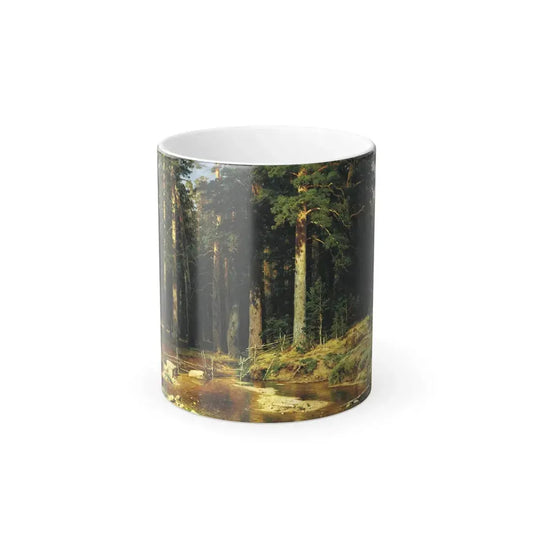 Ivan Shishkin (1832-1898) Ship Mast tree Grove - 1898 - Color Changing Mug 11oz 11oz - Go Mug Yourself