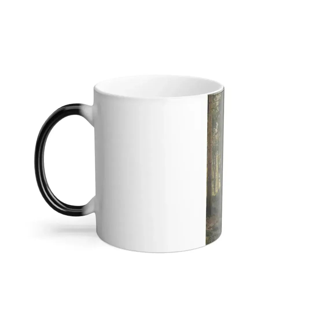 Ivan Shishkin (1832-1898) Stream by a Forest Slope - Color Changing Mug 11oz - Go Mug Yourself