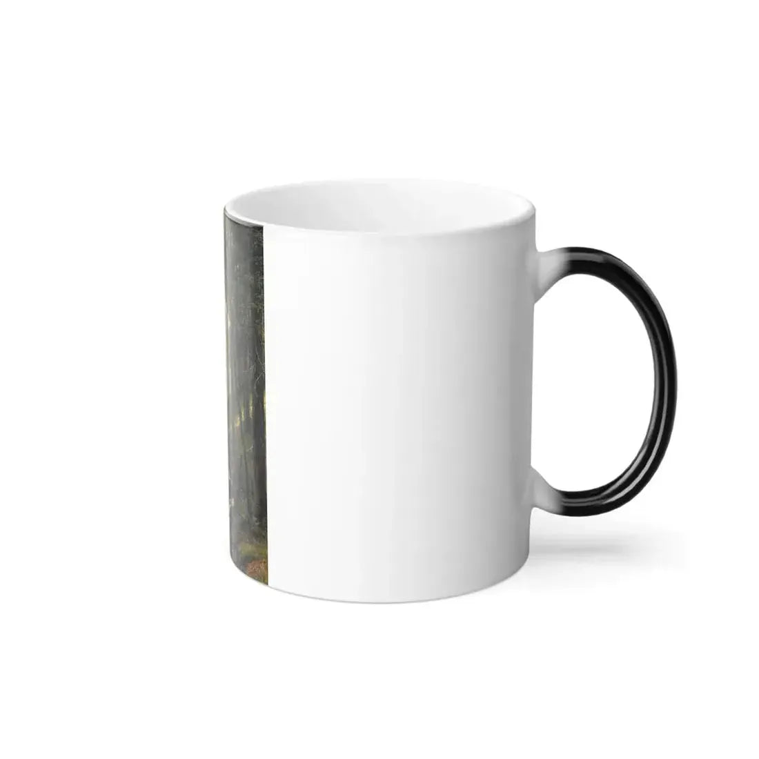 Ivan Shishkin (1832-1898) Stream by a Forest Slope - Color Changing Mug 11oz - Go Mug Yourself