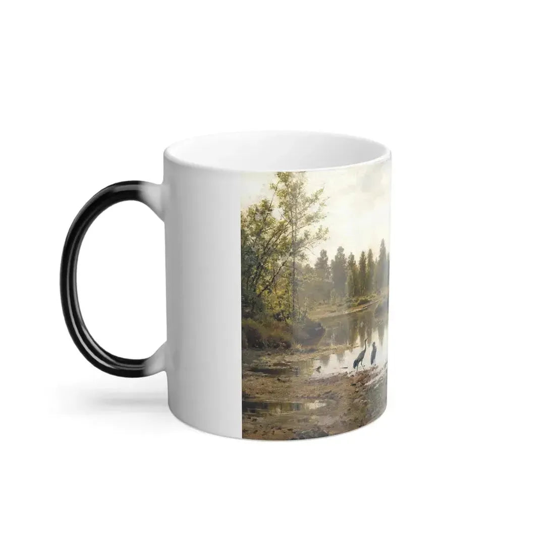 Ivan Shishkin (1832-1898) Swamp - Marshy Woodlands - Color Changing Mug 11oz - Go Mug Yourself