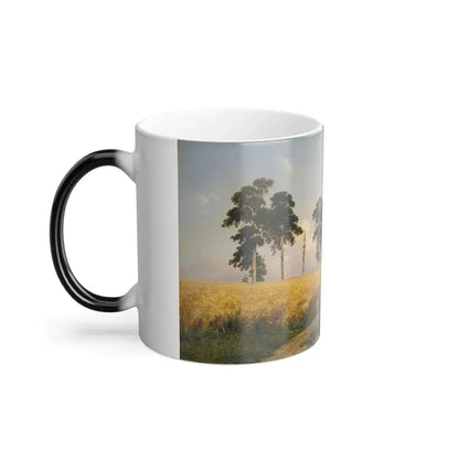 Ivan Shishkin (1832-1898) The Field of Wheat - 1878 - Color Changing Mug 11oz - Go Mug Yourself