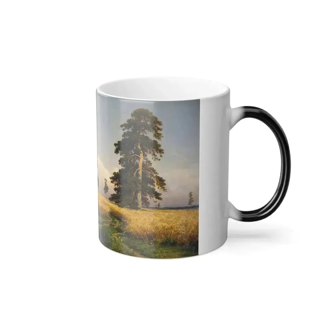 Ivan Shishkin (1832-1898) The Field of Wheat - 1878 - Color Changing Mug 11oz - Go Mug Yourself