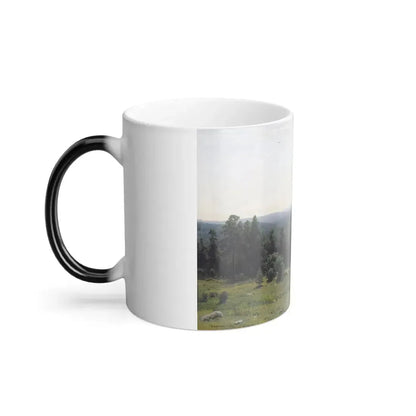 Ivan Shishkin (1832-1898) The Forest Horizons - 1884 - Color Changing Mug 11oz - Go Mug Yourself