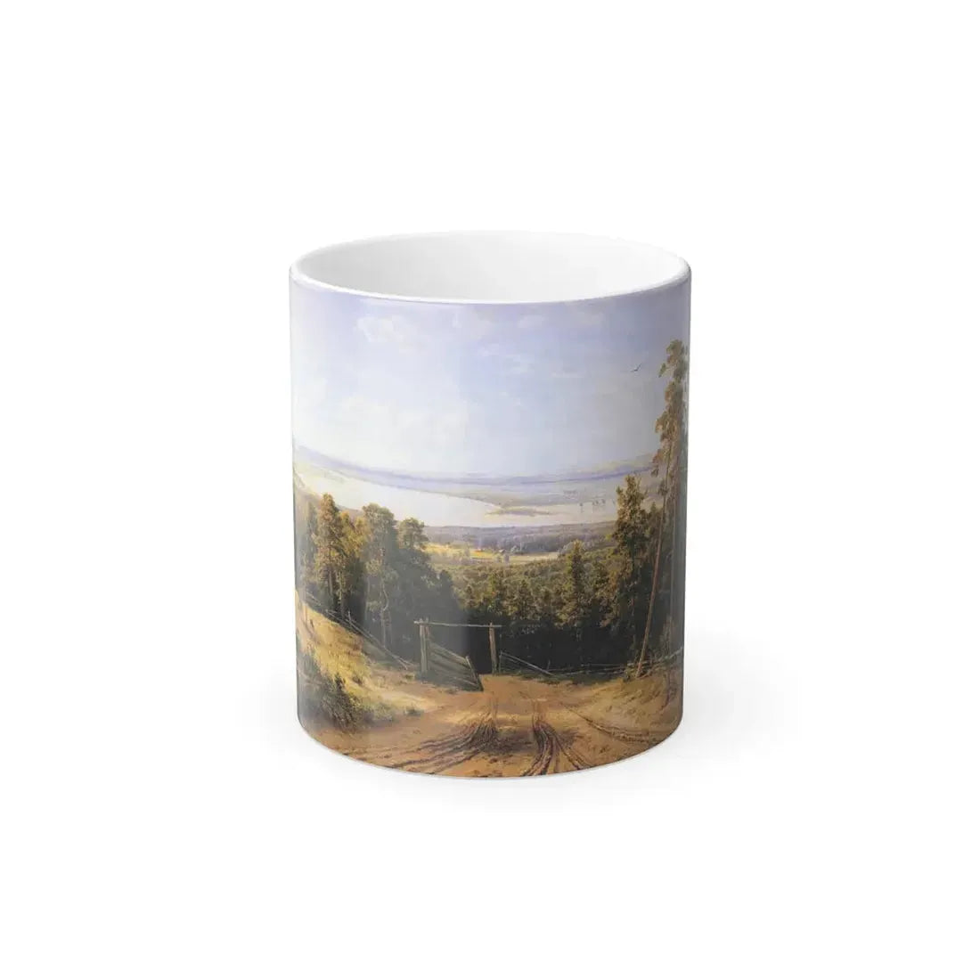 Ivan Shishkin (1832-1898) The Kama Near Yelabuga - Color Changing Mug 11oz 11oz - Go Mug Yourself