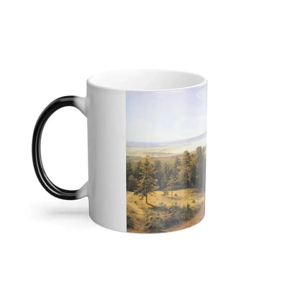 Ivan Shishkin (1832-1898) The Kama Near Yelabuga - Color Changing Mug 11oz - Go Mug Yourself