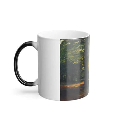 Ivan Shishkin (1832-1898) The Teutoburg Forest - 1865 - Color Changing Mug 11oz - Go Mug Yourself