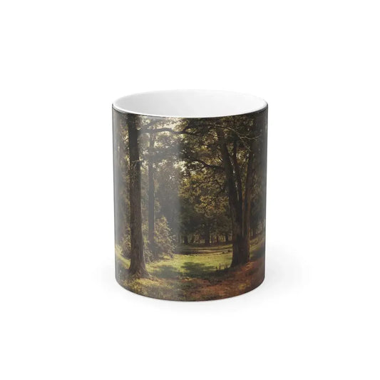 Ivan Shishkin (1832-1898) Title%3a Oaks of Peter the Great in Sestroretsk - 1886 - Color Changing Mug 11oz 11oz - Go Mug Yourself