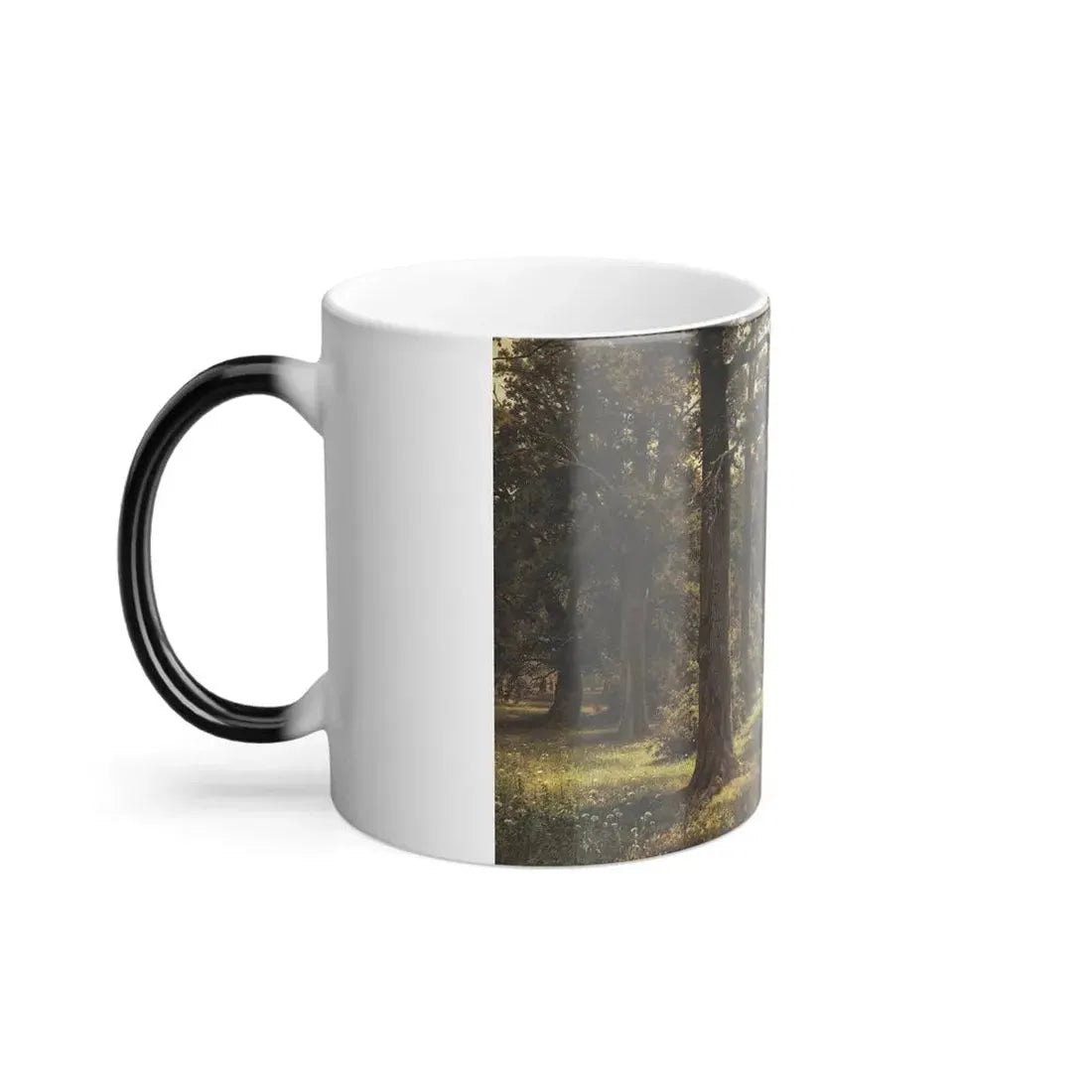 Ivan Shishkin (1832-1898) Title%3a Oaks of Peter the Great in Sestroretsk - 1886 - Color Changing Mug 11oz - Go Mug Yourself