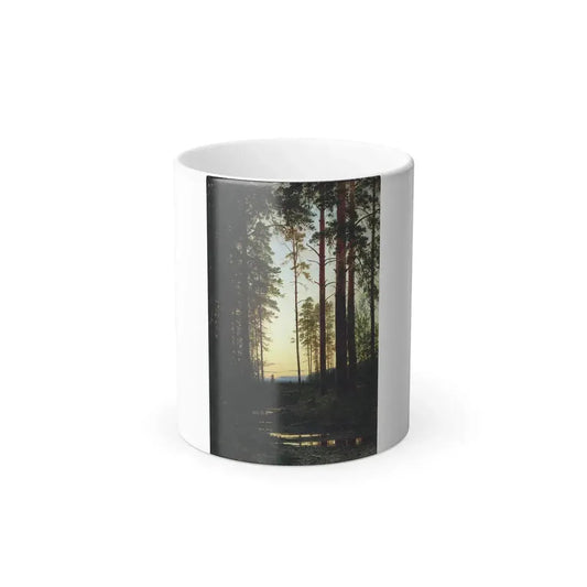 Ivan Shishkin (1832-1898) twilight - 1883 - Color Changing Mug 11oz 11oz - Go Mug Yourself