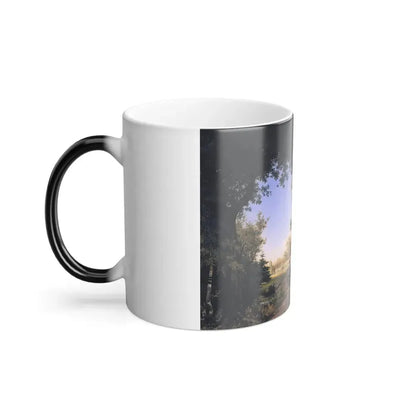 Ivan Shishkin (1832-1898) View on the Outskirts of St Petersburg - Color Changing Mug 11oz - Go Mug Yourself