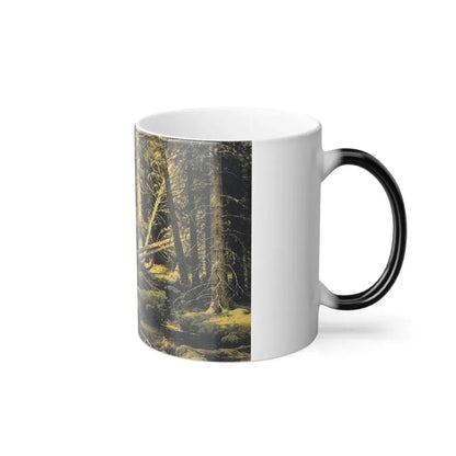 Ivan Shishkin (1832-1898) Wind-Fallen Trees - Color Changing Mug 11oz - Go Mug Yourself