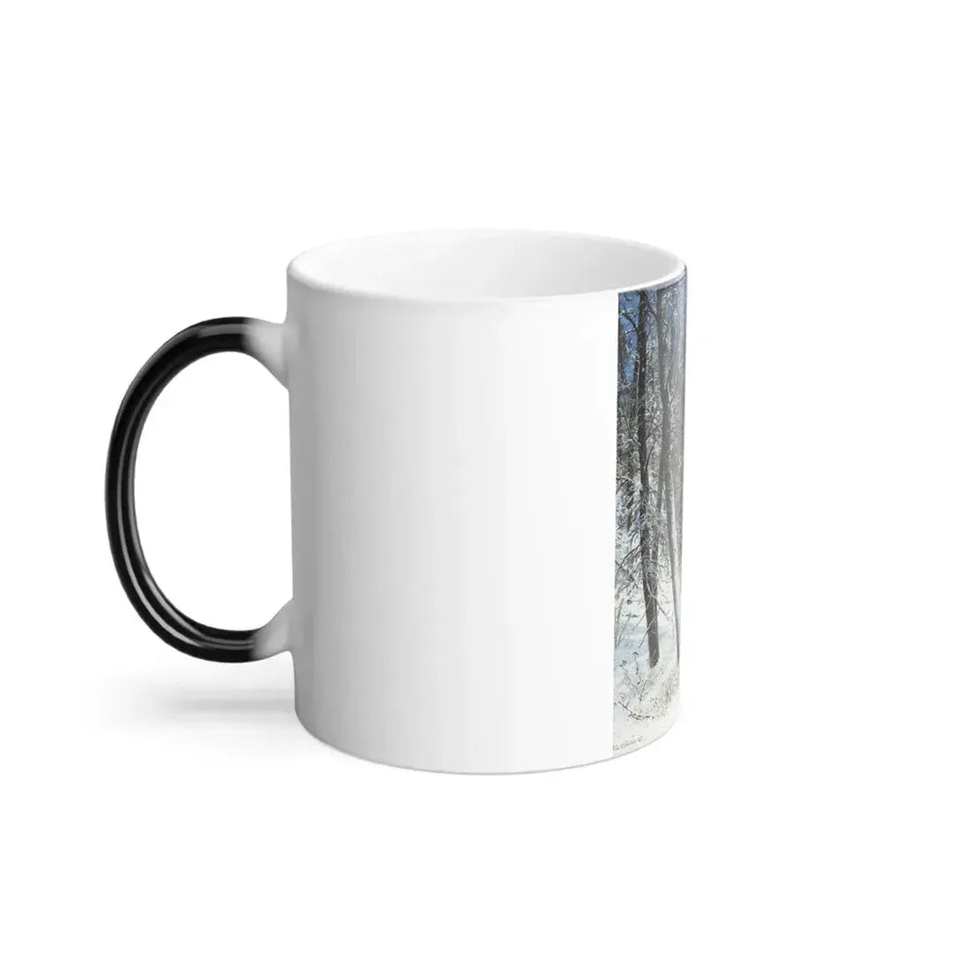 Ivan Shishkin (1832-1898) Winter in a Forest (Rime) - 1877 - Color Changing Mug 11oz - Go Mug Yourself