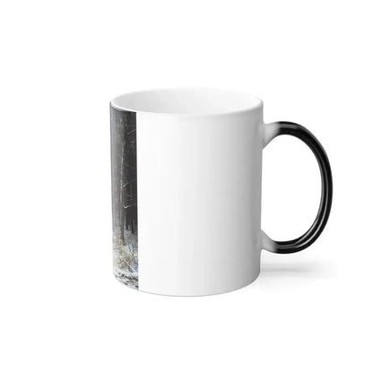 Ivan Shishkin (1832-1898) Winter in a Forest (Rime) - 1877 - Color Changing Mug 11oz - Go Mug Yourself