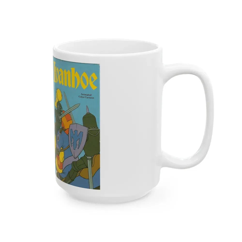 IVANHOE (VHS COVER) - White Coffee Mug - Go Mug Yourself