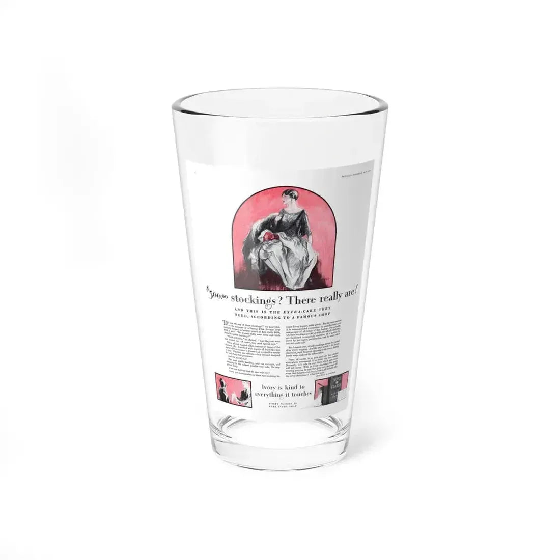 Ivory Soap ad, McCall's, May 1927 - Pint Glass 16oz 16oz - Go Mug Yourself