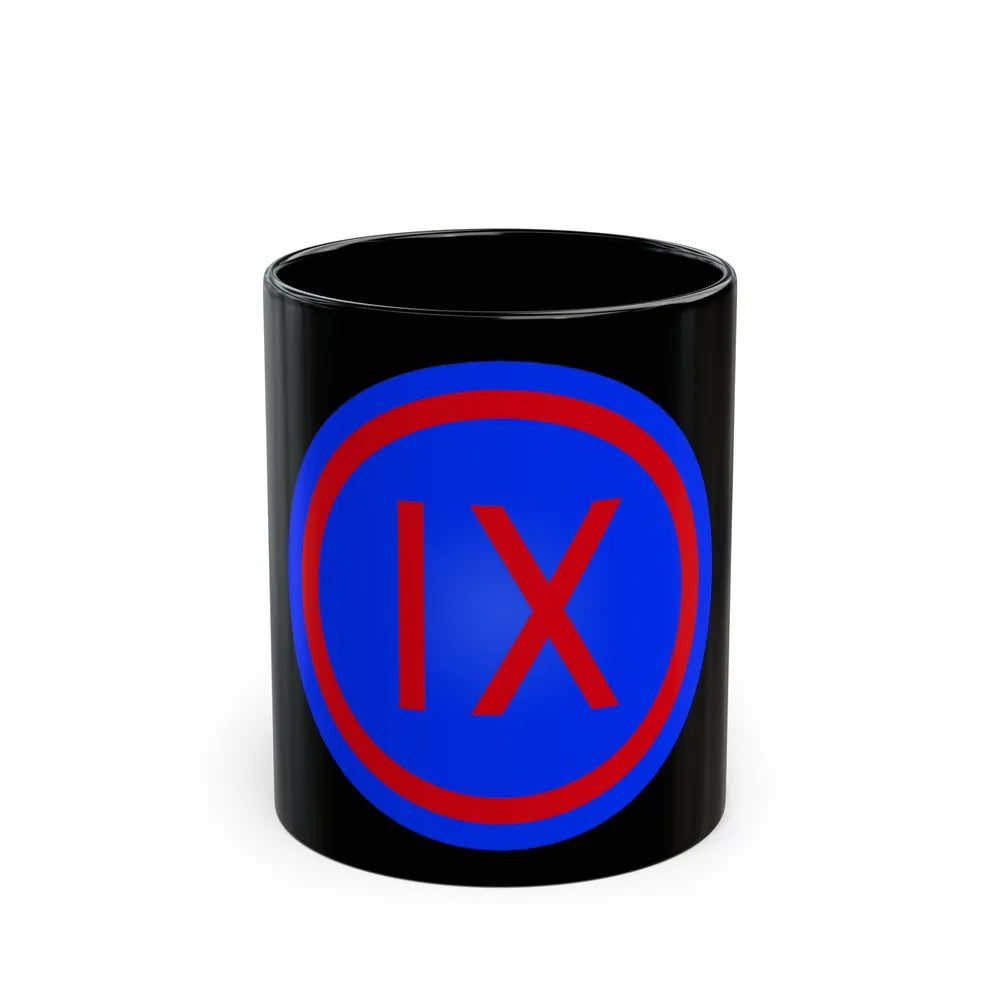 IX Corps (U.S. Army) Black Coffee Mug-11oz-Go Mug Yourself