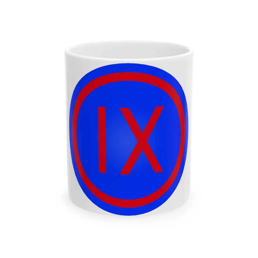 IX Corps (U.S. Army) White Coffee Mug-11oz-Go Mug Yourself