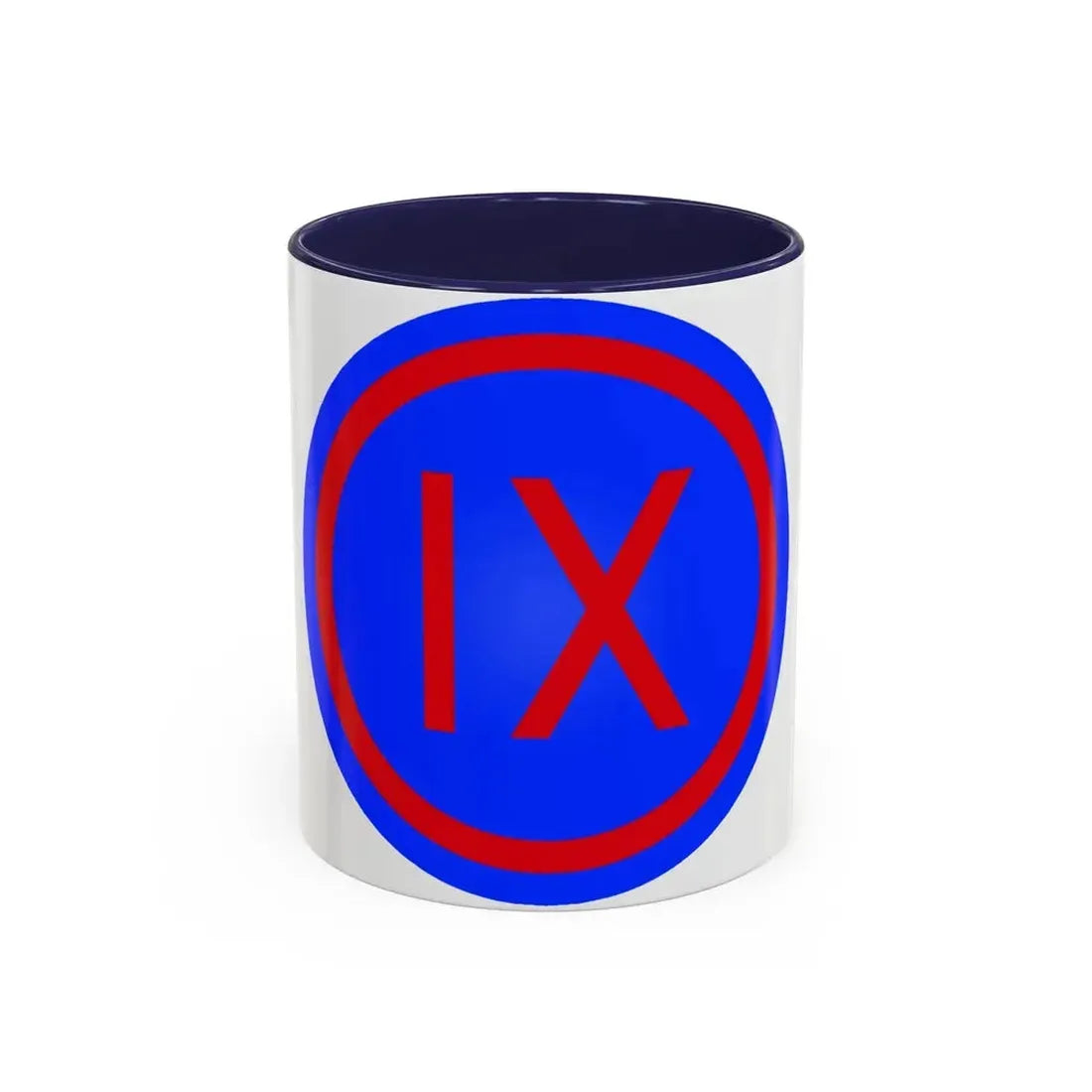 IX Corps (U.S. Army) Accent Coffee Mug 11oz Navy - Go Mug Yourself
