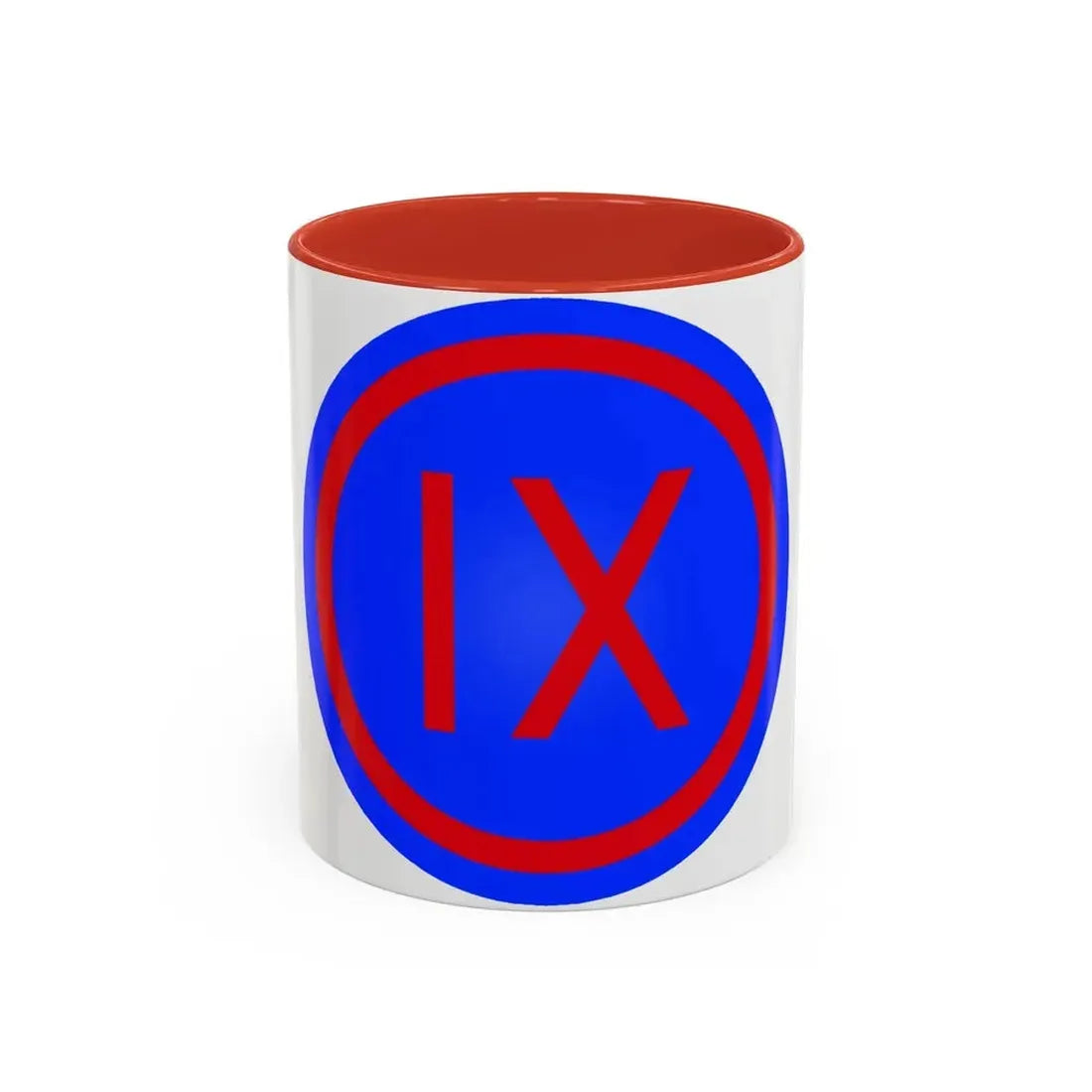 IX Corps (U.S. Army) Accent Coffee Mug 11oz Red - Go Mug Yourself