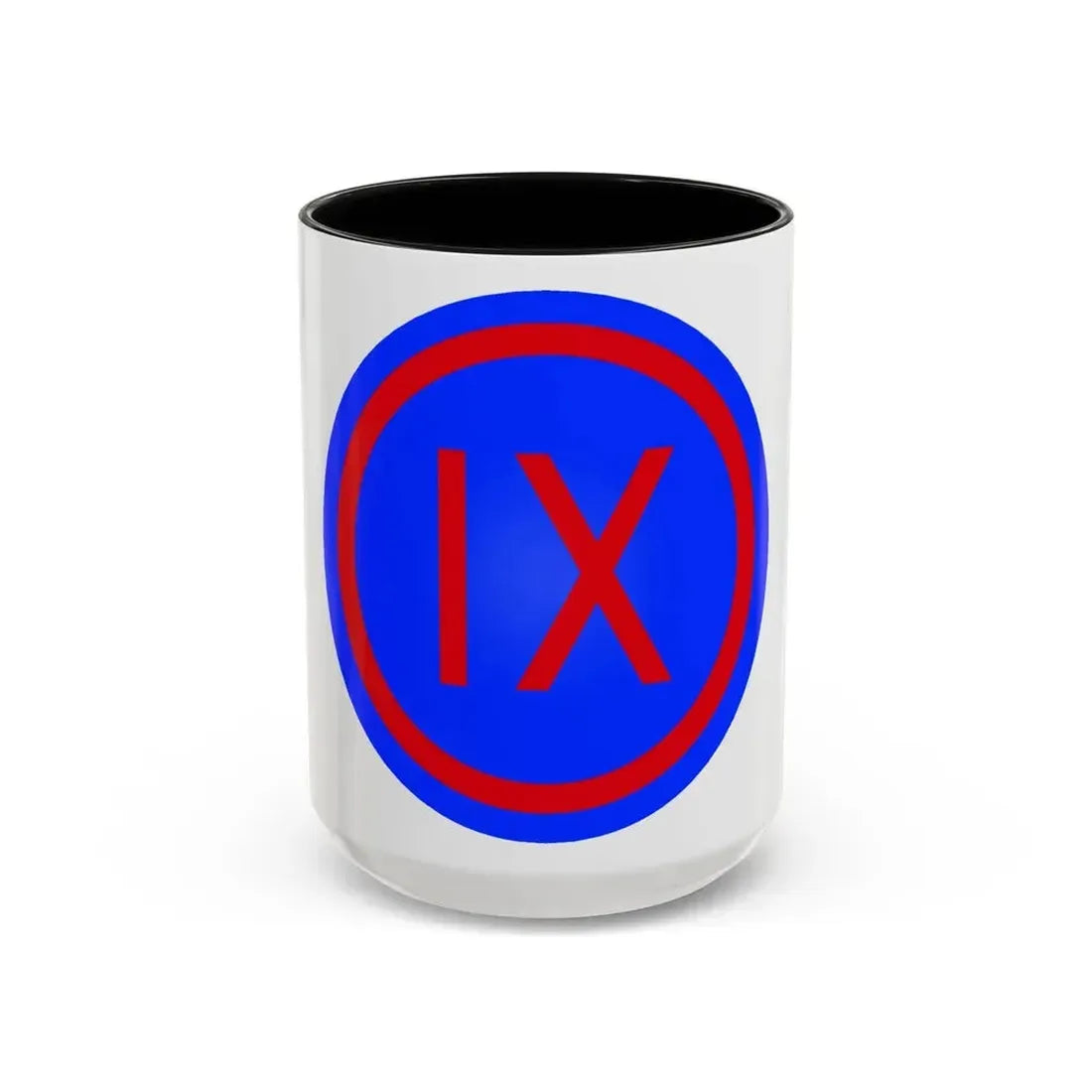 IX Corps (U.S. Army) Accent Coffee Mug 15oz Black - Go Mug Yourself