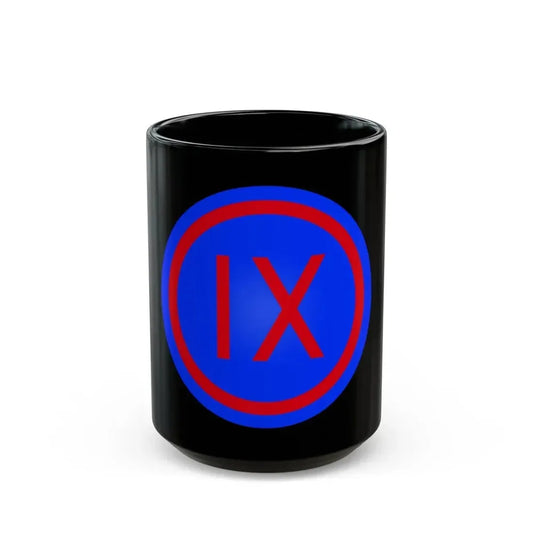 IX Corps (U.S. Army) Black Coffee Mug 15oz - Go Mug Yourself