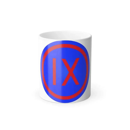 IX Corps (U.S. Army) Color Changing Mug 11oz - Go Mug Yourself