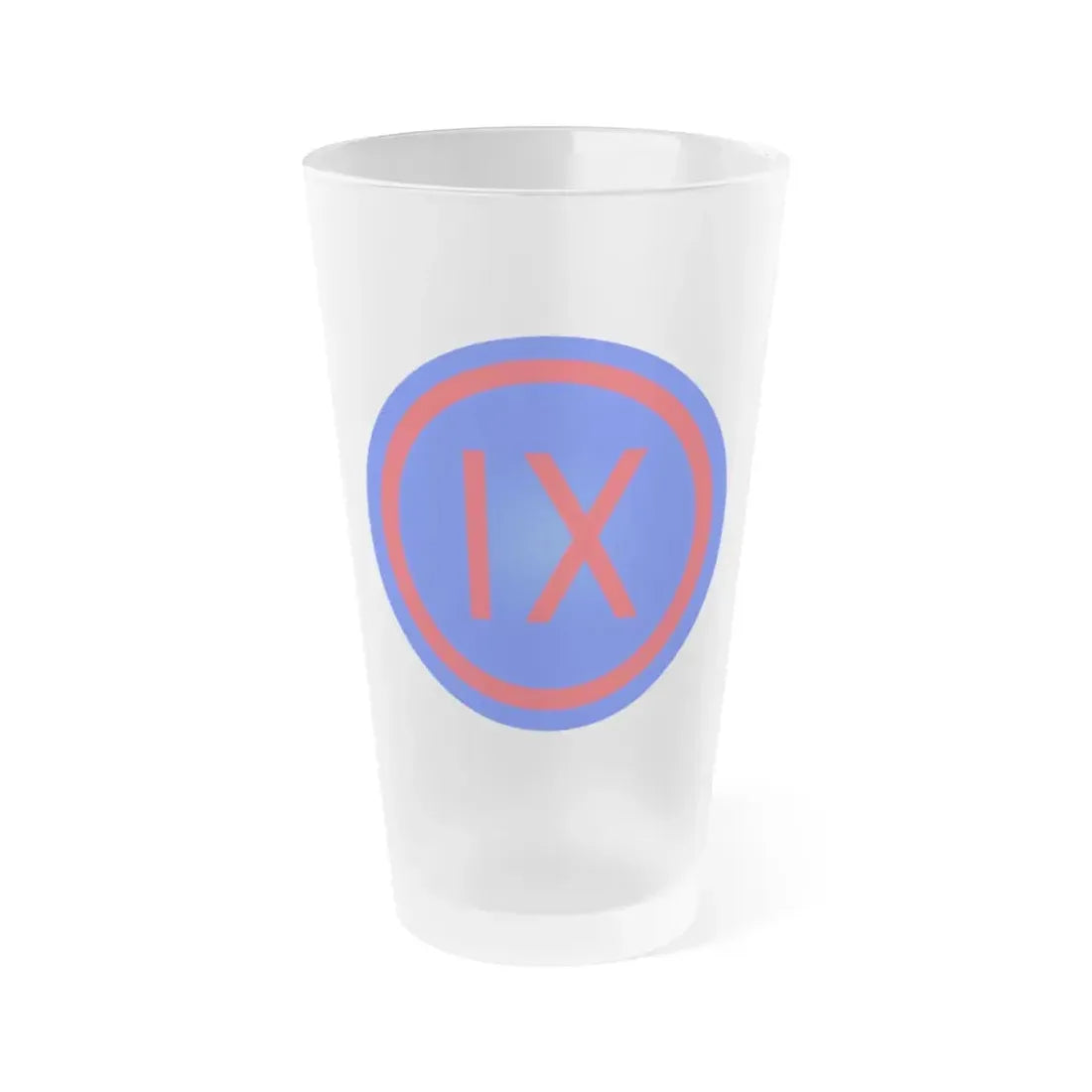 IX Corps (U.S. Army) Frosted Pint Glass 16oz Default Title - Go Mug Yourself