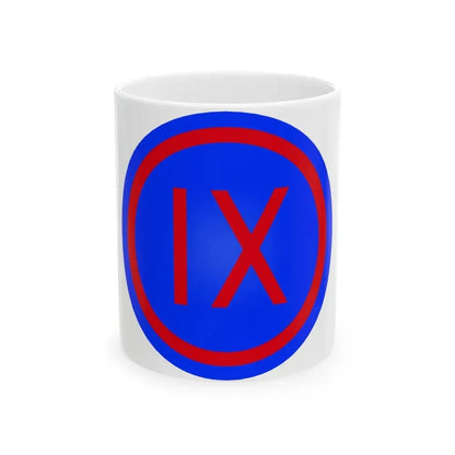 IX Corps (U.S. Army) White Coffee Mug 11oz - Go Mug Yourself
