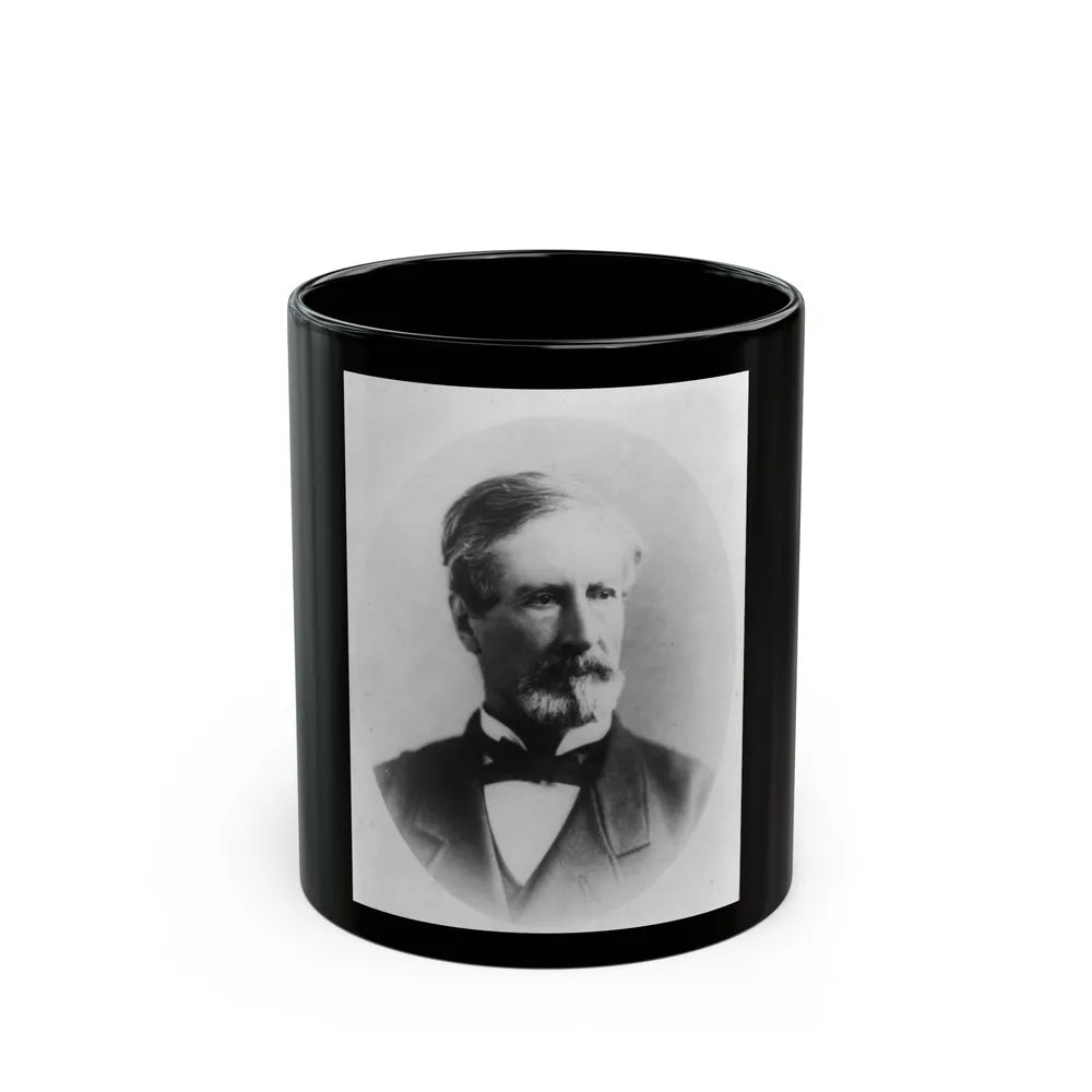 J.C. Pemberton, Head-And-Shoulders Portrait, Facing Right (U.S. Civil War) Black Coffee Mug-11oz-Go Mug Yourself