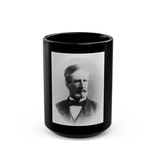 J.C. Pemberton, Head-And-Shoulders Portrait, Facing Right (U.S. Civil War) Black Coffee Mug-15oz-Go Mug Yourself