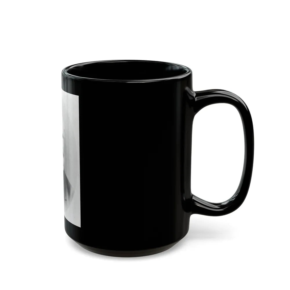 J.C. Pemberton, Head-And-Shoulders Portrait, Facing Right (U.S. Civil War) Black Coffee Mug-Go Mug Yourself