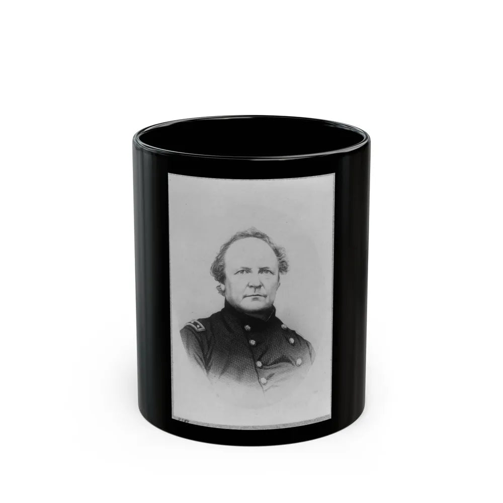 J.R. Slack, Head-And-Shoulders Portrait, Facing Right (U.S. Civil War) Black Coffee Mug-11oz-Go Mug Yourself