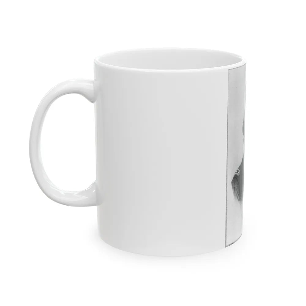 J.R. Slack, Head-And-Shoulders Portrait, Facing Right (U.S. Civil War) White Coffee Mug-Go Mug Yourself