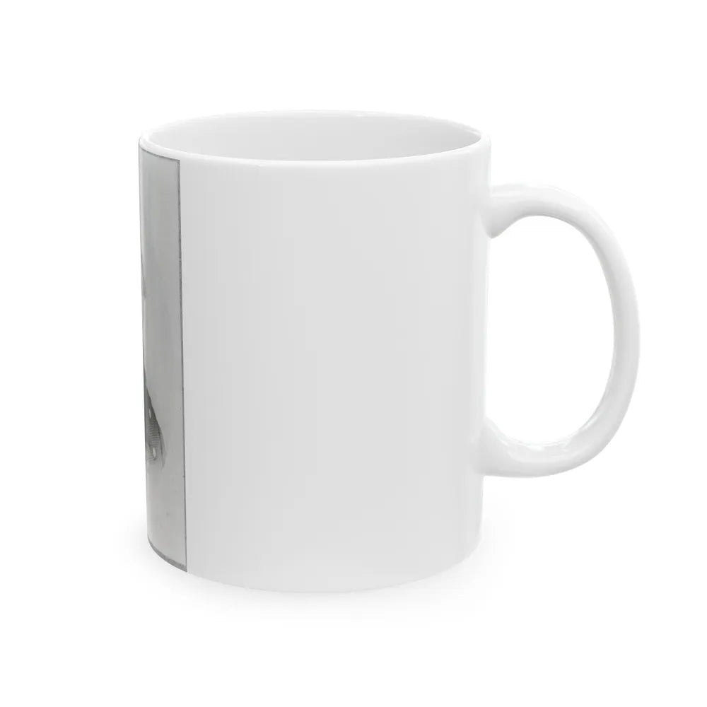 J.R. Slack, Head-And-Shoulders Portrait, Facing Right (U.S. Civil War) White Coffee Mug-Go Mug Yourself