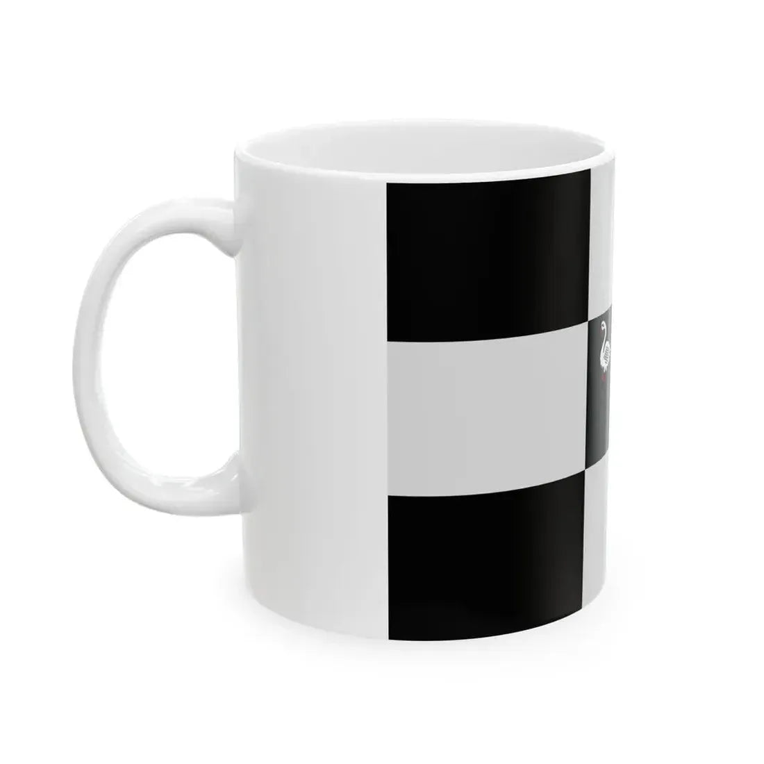 Jabbeke vlag (Belgium) White Coffee Mug - Go Mug Yourself