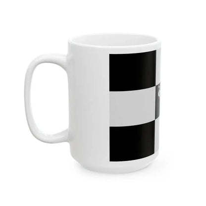 Jabbeke vlag (Belgium) White Coffee Mug - Go Mug Yourself