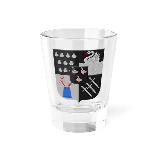 Jabbeke wapen (Belgium) (Coat of Arms) Shot Glass 1.5oz 1.5oz - Go Mug Yourself