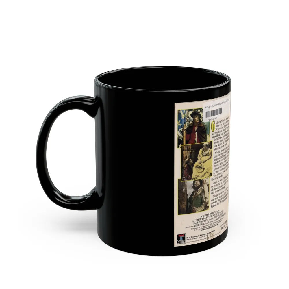 JABBERWOCKY (VHS COVER) - Black Coffee Mug-Go Mug Yourself