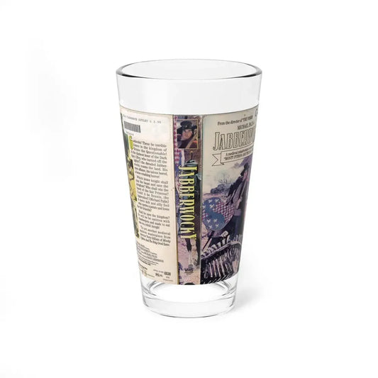 JABBERWOCKY (VHS COVER) Pint Glass 16oz 16oz - Go Mug Yourself