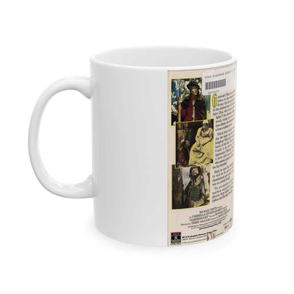 JABBERWOCKY (VHS COVER) - White Coffee Mug-Go Mug Yourself