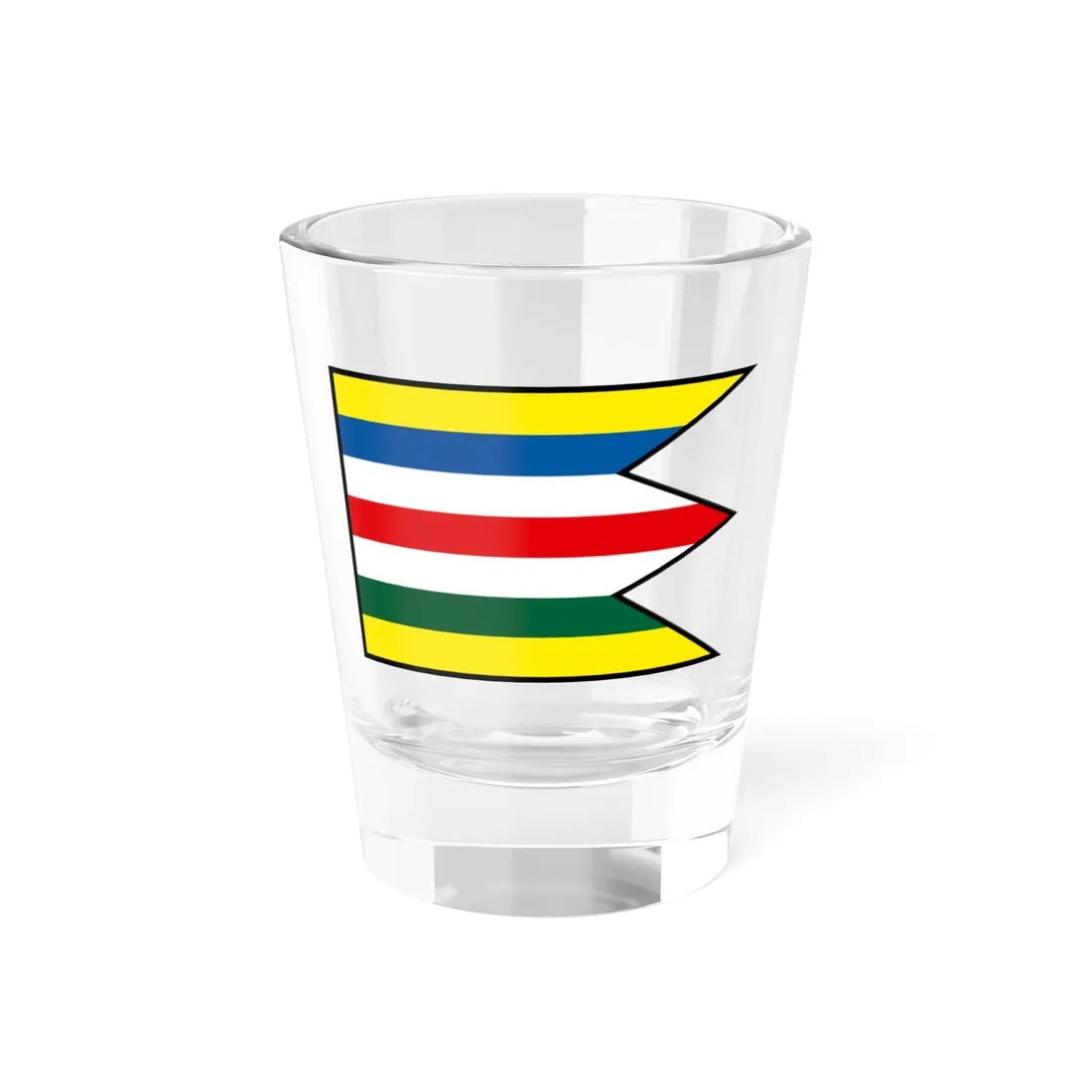 Jablonica Senica Flag (Slovakia) Shot Glass 1.5oz 1.5oz - Go Mug Yourself