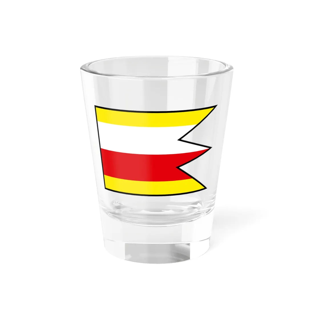Jablonov Levoca Flag (Slovakia) Shot Glass 1.5oz 1.5oz - Go Mug Yourself