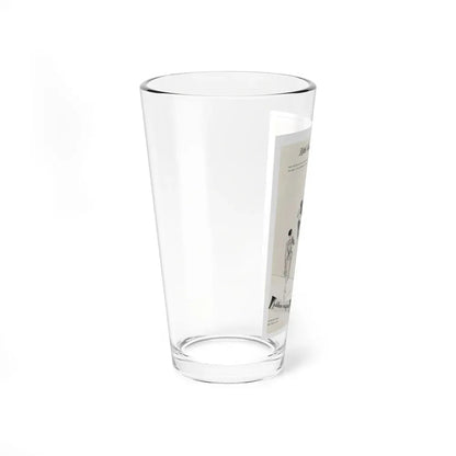 Jablow Original ad, Harpers Bazaar, January 1950 - Pint Glass 16oz - Go Mug Yourself