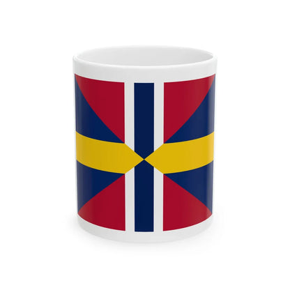 Jack of Sweden and Norway 1844-1905 (Estonia) White Coffee Mug 11oz - Go Mug Yourself